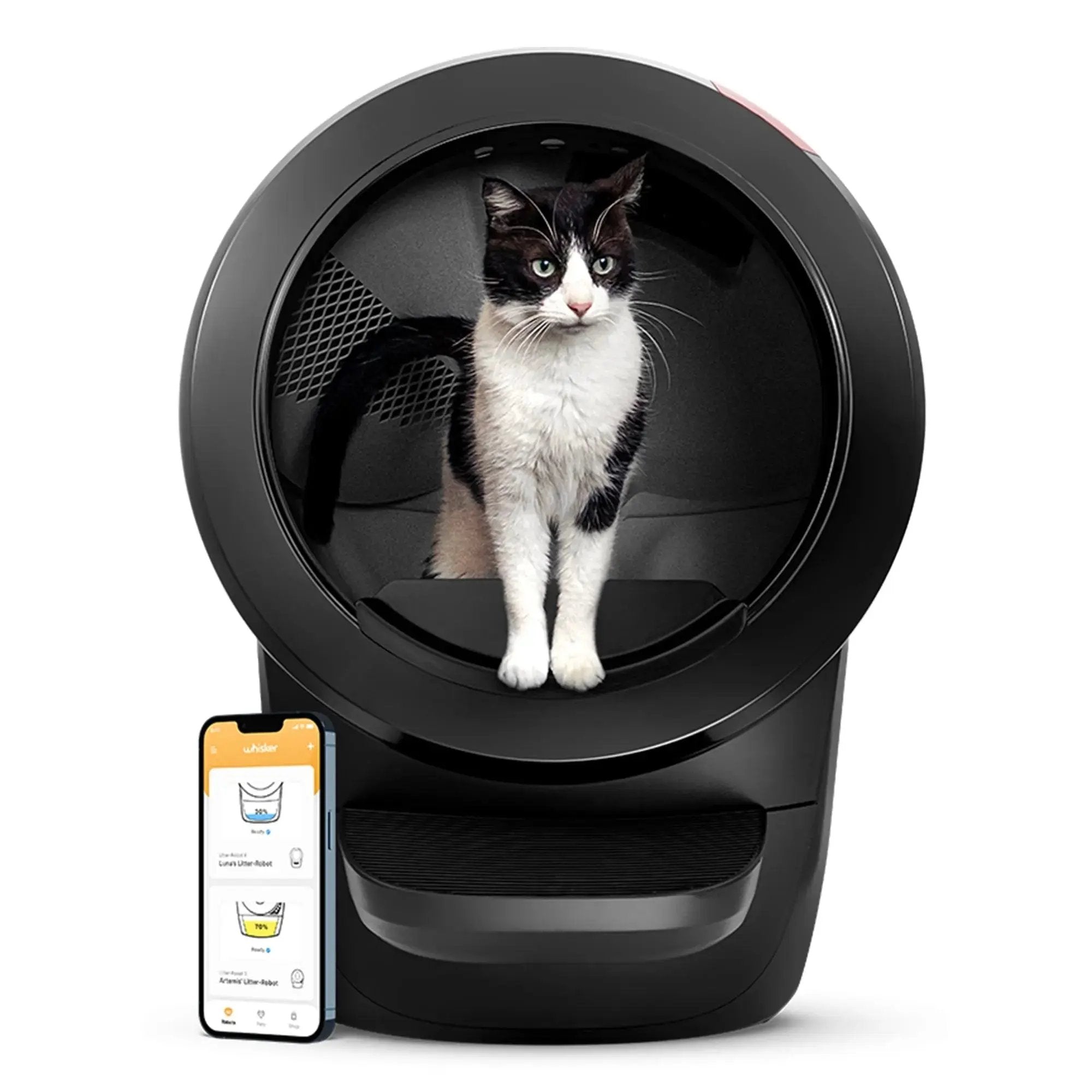 猫トイレ キャットロボット Litter-Robot Litter-Robot 4 (リッターロボット4) ブラック – Litter-Robot JP