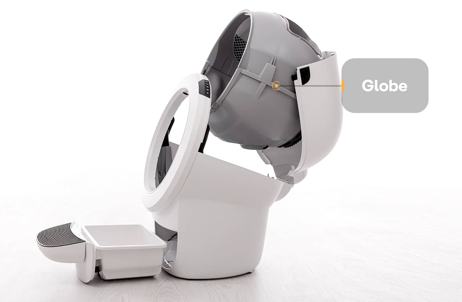 Litter-Robot 4 グローブの分解図